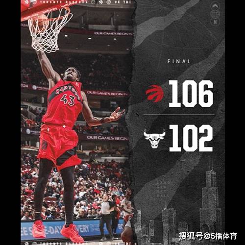 NBA季前赛：猛龙106-102险胜公牛,巴恩斯22+6,拉文25分NBA季前赛！NBA季前赛