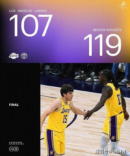 NBA常规赛：掘金119-107胜送湖人揭幕战7连败,约基奇29+13+11,詹眉空砍38分NBA！NBA