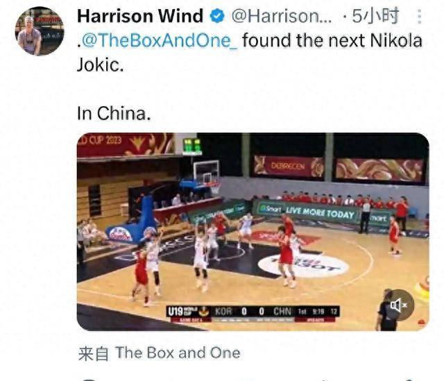 疯狂惊艳！他的首秀刷新纪录NBA球队，NBA球队瞄准中国内线！！NBA球队