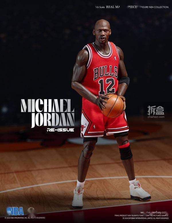 ENTERBAY 迈克尔乔丹 MJ 芝加哥公牛队 45号 1/6可动人偶 NBA